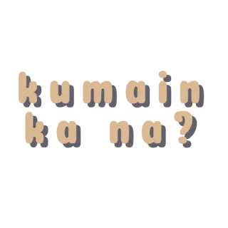😋 kumain ka na? tagalo, comida, pergunta, olá whatsapp sticker