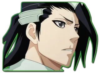 😠 Byakuya Kuchiki Bleach Anime, Mangá, Personagem, Byakuya, Kuchiki, Bleach whatsapp sticker