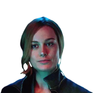 🙂 Captain Marvel Marvel Comics 惊奇队长, 超级英雄, 漫威, 布丽·拉尔森, 漫画, 电影 telegram sticker