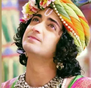 🙄 Krishna Krishna, Hinduism, Indian culture, spiritual, deity, god, religion telegram sticker