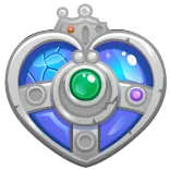 💙 corazón, joyería, amuleto, gema, decoración, brillante whatsapp sticker