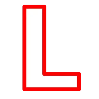 🔤 L буква, L, алфавит whatsapp sticker