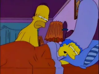 😔 Homer Simpson The Simpsons ホーマー・シンプソン, マージ・シンプソン, ザ・シンプソンズ, アニメ, 就寝, 眠い telegram sticker