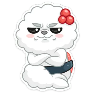 😤 Суши, Мультфильм, Персонаж, Милый, Еда, Каваи telegram sticker