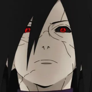 😕 Madara Uchiha Naruto anime, manga, Naruto, Madara, Uchiha, character telegram sticker