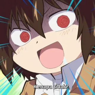 🧳 Kenapa tidak? animé, choqué, question, dessin animé, expression, réaction telegram sticker