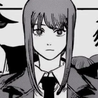 🙁 Makima Chainsaw Man Anime, Manga, Chainsaw Man, Makima, Fanart telegram sticker