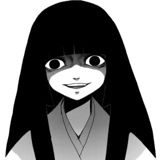 😳 Anime, Mangá, Assustador, Terror, Fantasma telegram sticker