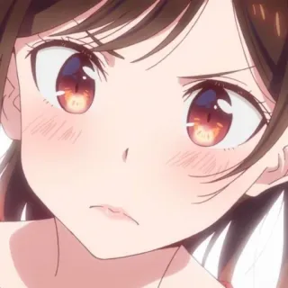 🍓 Chizuru Ichinose Rent-A-Girlfriend Anime, Rent-a-Girlfriend, Chizuru Ichinose, Fofo, Mangá, Desenho animado telegram sticker