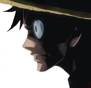 😡 Luffy One Piece Anime, Manga, Luffy, One Piece, Mũ Rơm, Hải tặc whatsapp sticker