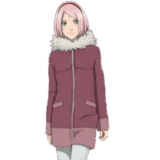 🎅 Sakura Naruto Sakura, Naruto, anime, character, cartoon whatsapp sticker