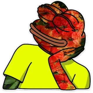 😊 Pepe the Frog Pepe de Kikker, kikker, meme, internetmeme, verdrietige kikker telegram sticker