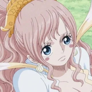 🥺 Shirahoshi One Piece Anime, Manga, Shirahoshi, One Piece, Księżniczka, Syrena telegram sticker