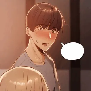 🌒 anime, manga, cartoon, speech bubble telegram sticker