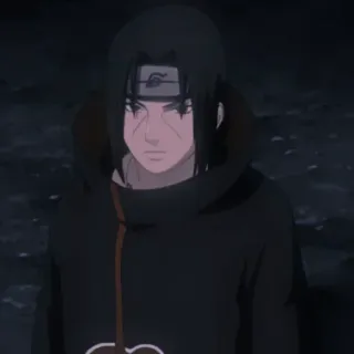 🎴 Itachi Uchiha Naruto anime, naruto, itachi, uchiha, manga telegram sticker