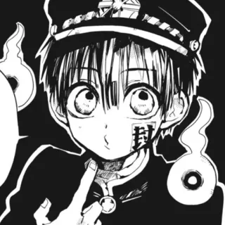 🔌 Hanako-kun Toilet-bound Hanako-kun Anime, Mangá, Hanako-kun, Hanako-kun ligado ao banheiro, Espírito, Uniforme escolar, Sobrenatural, Fantasma whatsapp sticker