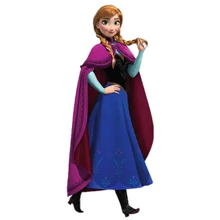 ☺️ Anna Frozen cartoon, character, princess, frozen, disney, anna whatsapp sticker
