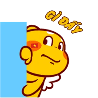 👀 GÌ ĐÂY Desenho animado, Fofo, Vietnã, Bandeira whatsapp sticker