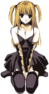 😍 Misa Amane Death Note anime, death note, misa amane, manga, gothic, cute telegram sticker