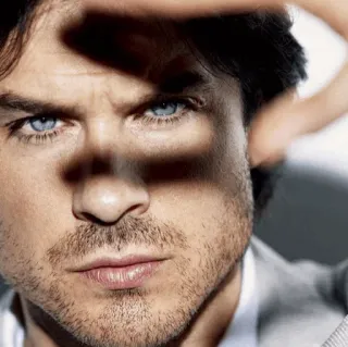 🔥 Ian Somerhalder actor, hombre, retrato, famoso, ojos azules telegram sticker