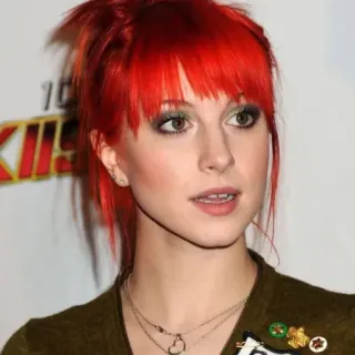 ❤️‍🔥 Hayley Williams mulher, cantora, retrato, cabelo ruivo, Hayley Williams, Paramore telegram sticker