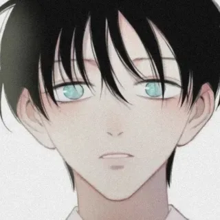 🍶 Anime, Anak laki-laki, Potret, Ilustrasi, Manga telegram sticker