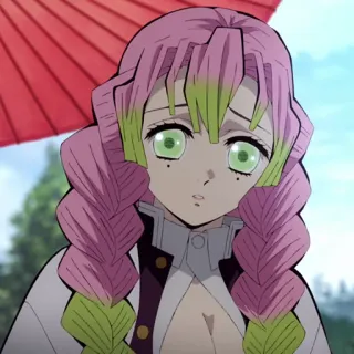 🔥 Mitsuri Kanroji Demon Slayer Anime, Demon Slayer, Mitsuri Kanroji, Waifu telegram sticker
