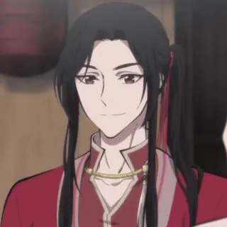 🏮 Anime, Charakter, Manga, Rot, Asiatisch, Porträt telegram sticker
