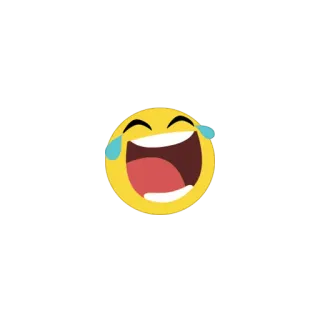 😂 emoji, laughing, joy, lol, happy telegram sticker