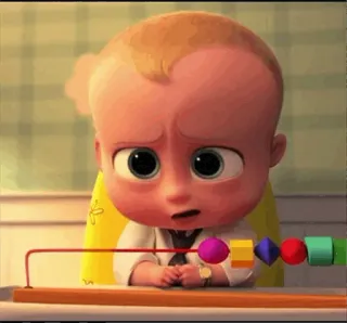 😟 Boss Baby The Boss Baby Em bé, Phim hoạt hình, Hài hước, Phim, Đại ca tí hon whatsapp sticker