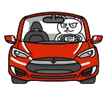 🚘 cat, driving, car, animal, vehicle, cartoon telegram sticker