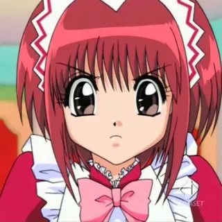 😠 Anime, Mädchen, Maid, Cartoon whatsapp sticker