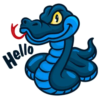 Blue_Snake telegram stickers