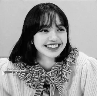 🌟 Lisa DANCE MENTOR/LISA Lisa, Blackpink, mentorka tańca, K-pop telegram sticker