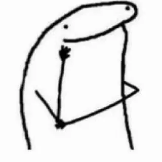 😉 florkofcows, cartoon, meme, stokfiguur, flork telegram sticker