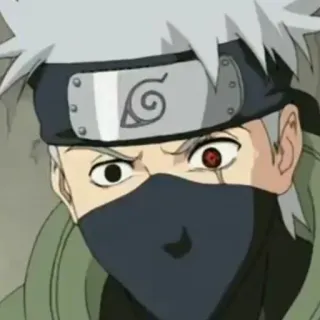 ⚡️ Kakashi Hatake Naruto anime, kakashi, naruto, ninja, manga telegram sticker