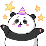 Панда Ок @TgSticker telegram stickers
