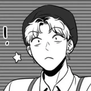😯 アニメ, マンガ, カートゥーン, キャラクター, 少年, 男性 telegram sticker