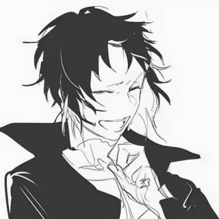 ♠ Animé, Manga, Personnage, Art, Illustration, Dessin, Croquis telegram sticker