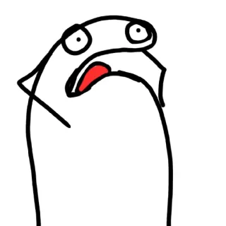 😰 Cartoon, Zeichnung, Meme, Figur telegram sticker