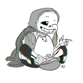 😆 Sans Undertale Sans, Undertale, skeleton, character, video game whatsapp sticker