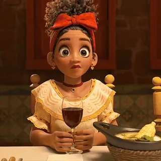😶 Dolores Madrigal Encanto Мультфильм, Анимация, Фильм, Персонаж, Дисней, Энканто, Долорес Мадригаль telegram sticker
