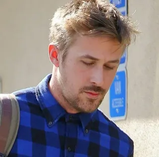 😶 Ryan Gosling attore, celebrità, uomo, hollywood telegram sticker