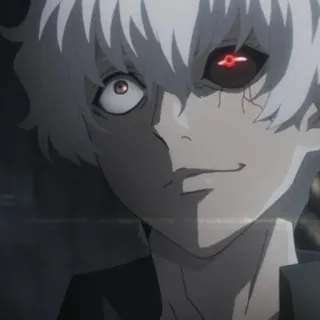 🌝 Ken Kaneki Tokyo Ghoul Anime, Tokyo Ghoul, Ken Kaneki, Ghoul, Mangá, Personagem telegram sticker