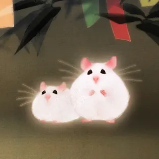 🐹 hamsters, animals, rodents, cute, pets, white telegram sticker