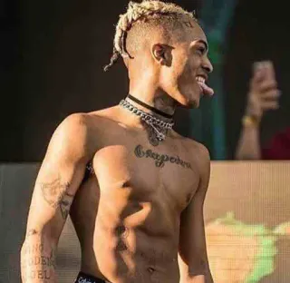 😛 XXXTentacion XXXTentacion, Rappeur, Musique, Chanteur, Tatouage telegram sticker