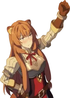 ✊ Raphtalia The Rising of the Shield Hero Anime, Ragazza, Personaggio, Fantasy, Raphtalia, The Rising of the Shield Hero telegram sticker