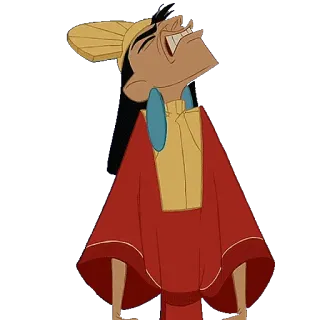 😤 Kuzco The Emperor's New Groove ดิสนีย์, การ์ตูน, จักรพรรดิ, คูสโก้, อนิเมชั่น telegram sticker