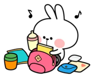 Spoiled Rabbit DATE telegram stickers