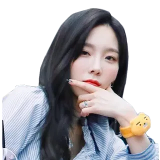 😎 корейский, кореянка, женщина, азиатка, азиатка, красота, красивая telegram sticker